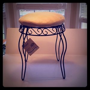 Micro fiber swivel vanity stool  (BRAND NEW)